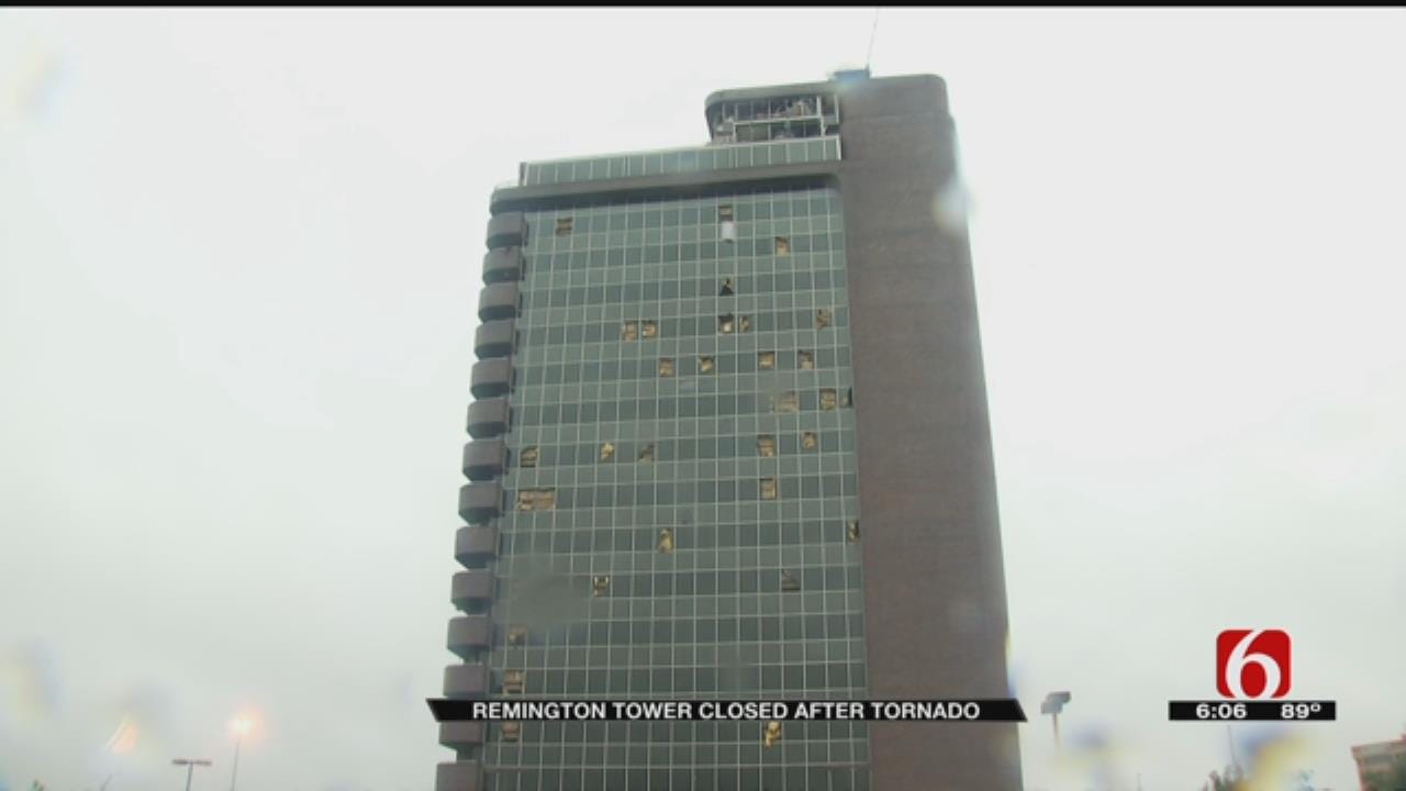 Tenants Frustrated They Can’t Get Inside Tornado Damaged Remington Tower