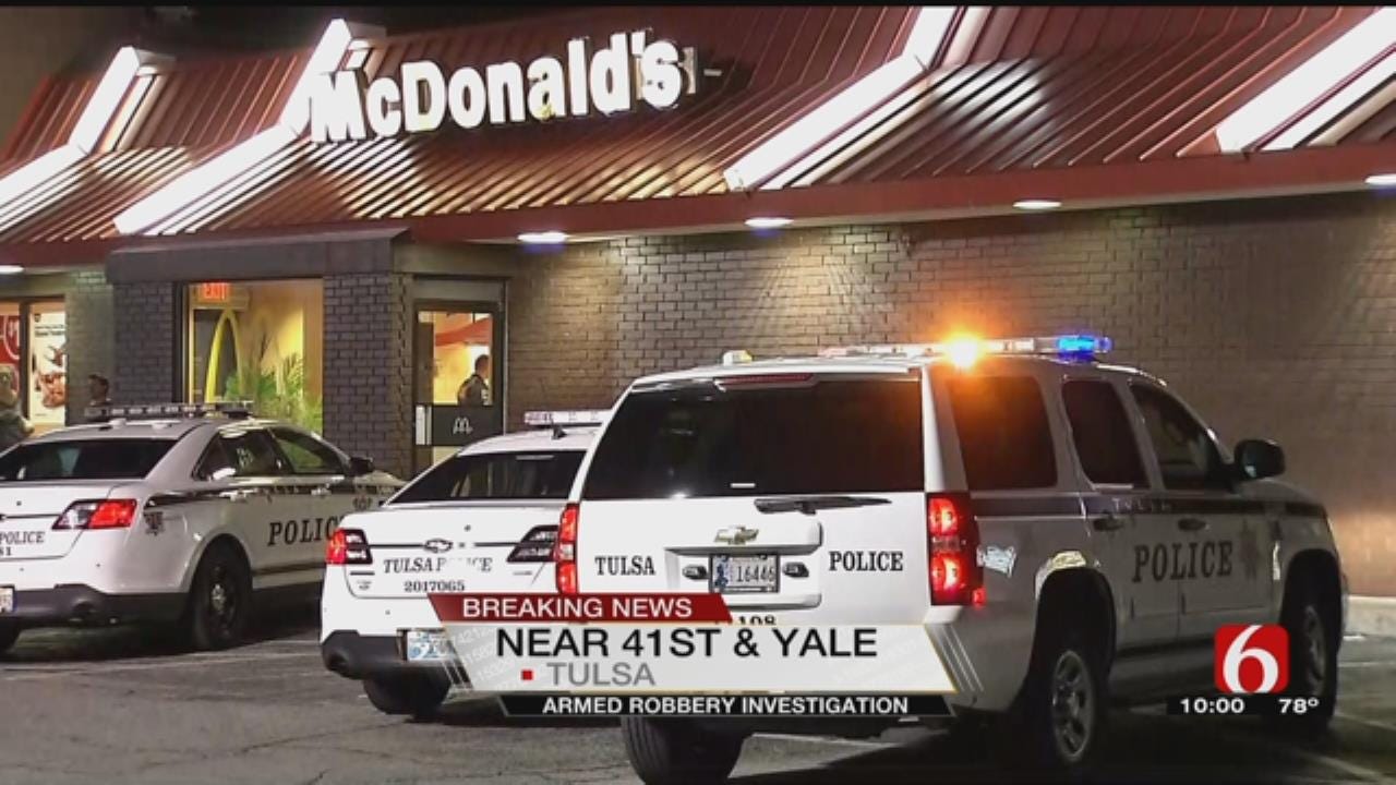 Armed Robber Hits Tulsa McDonald's