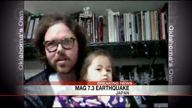 Former Tulsan Talks About Japan Earthquake Via Skype