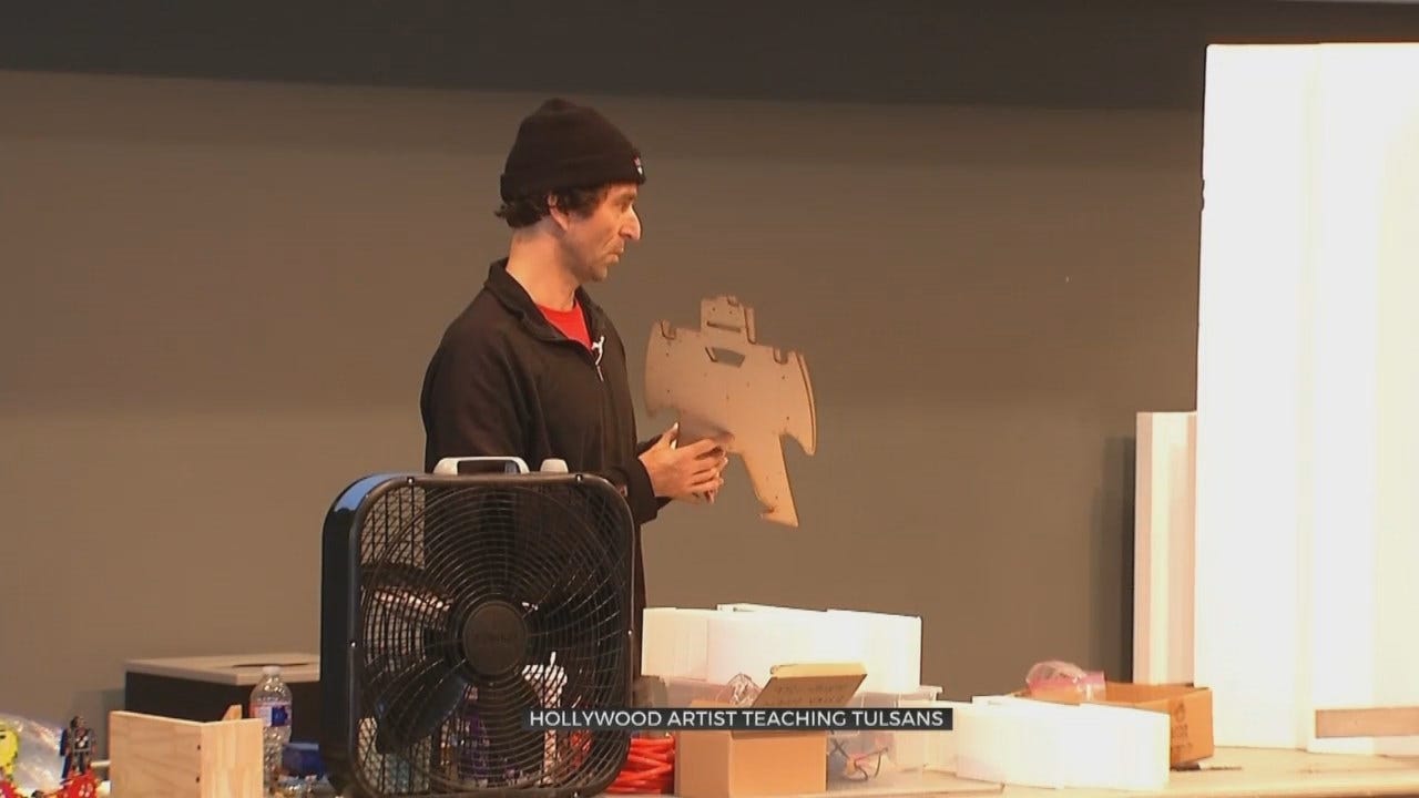 Aspiring Artists Learn Techniques From Hollywood Sculptor At TCC