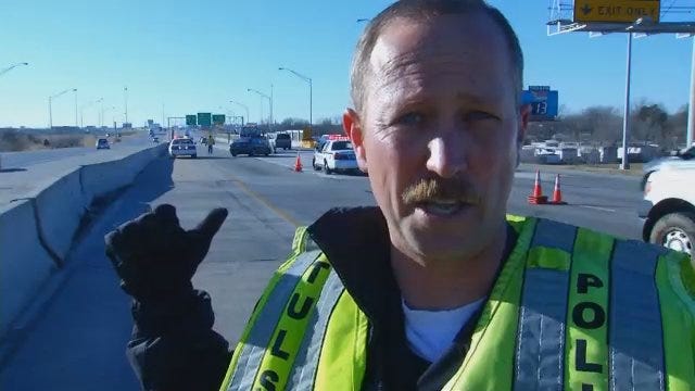 WEB EXTRA: Tulsa Police Officer Stephen Florea Talks About Crash