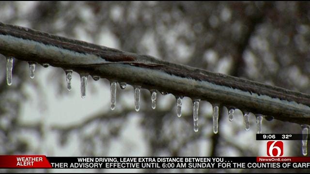 Icy Winter Weather Wreaks Havoc In Green Country