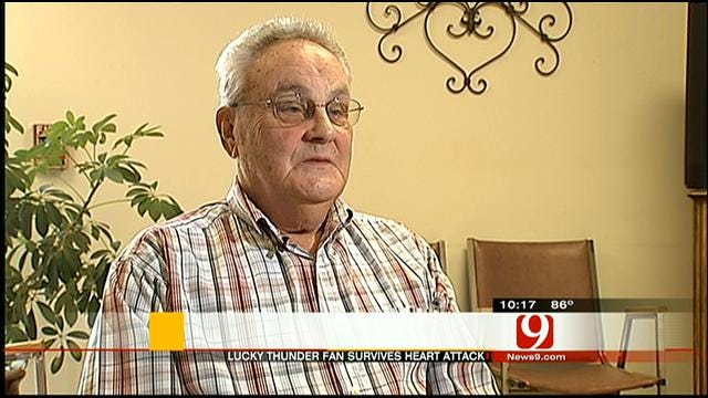 Taloga Man Who Nearly Died Of Heart Attack During Thunder Game Speaks Out