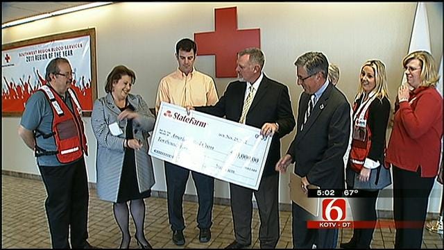 State Farm Donates $10,000 To Red Cross For Creek County Relief