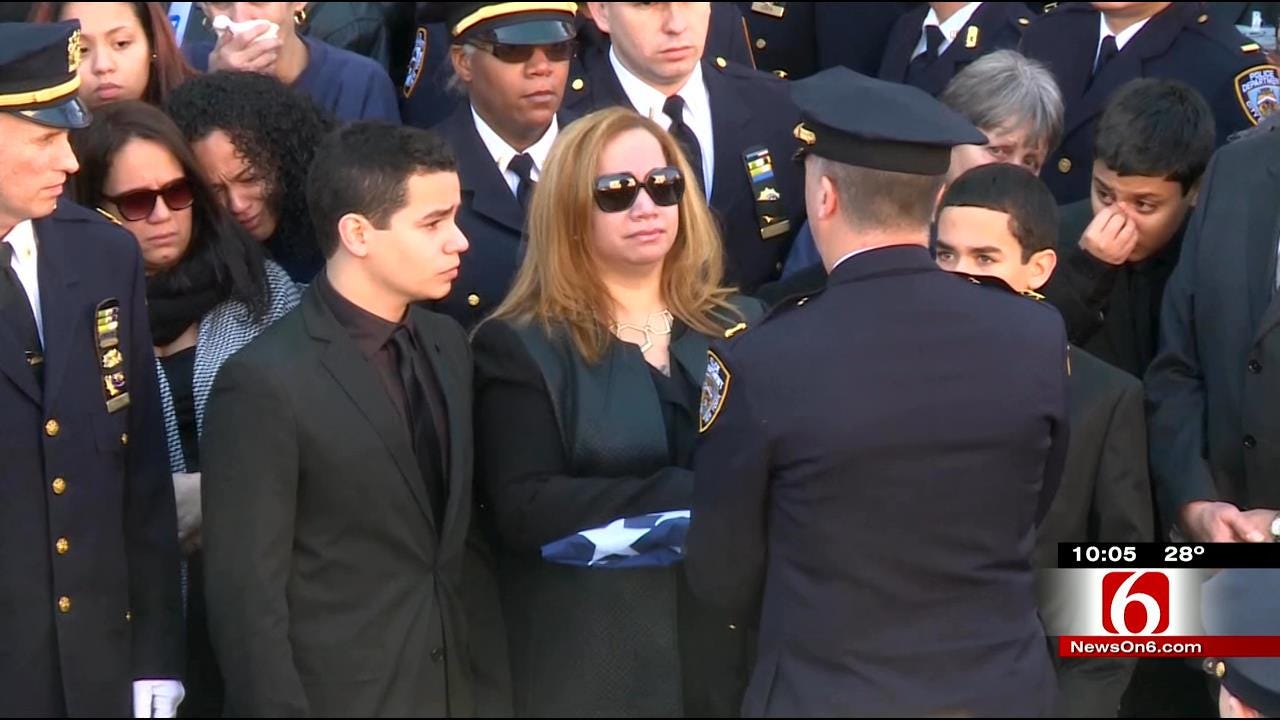 Thousands Mourn Loss Of Slain NYPD Officer