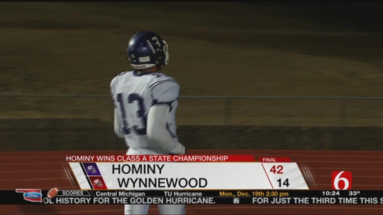 Hominy Takes Class A Title With Win Over Wynnewood