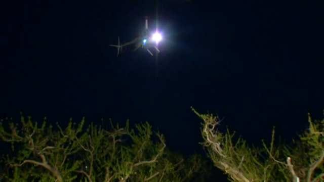 WEB EXTRA: Video Of Helicopters Over Livesay Peach Orchards Near Porter