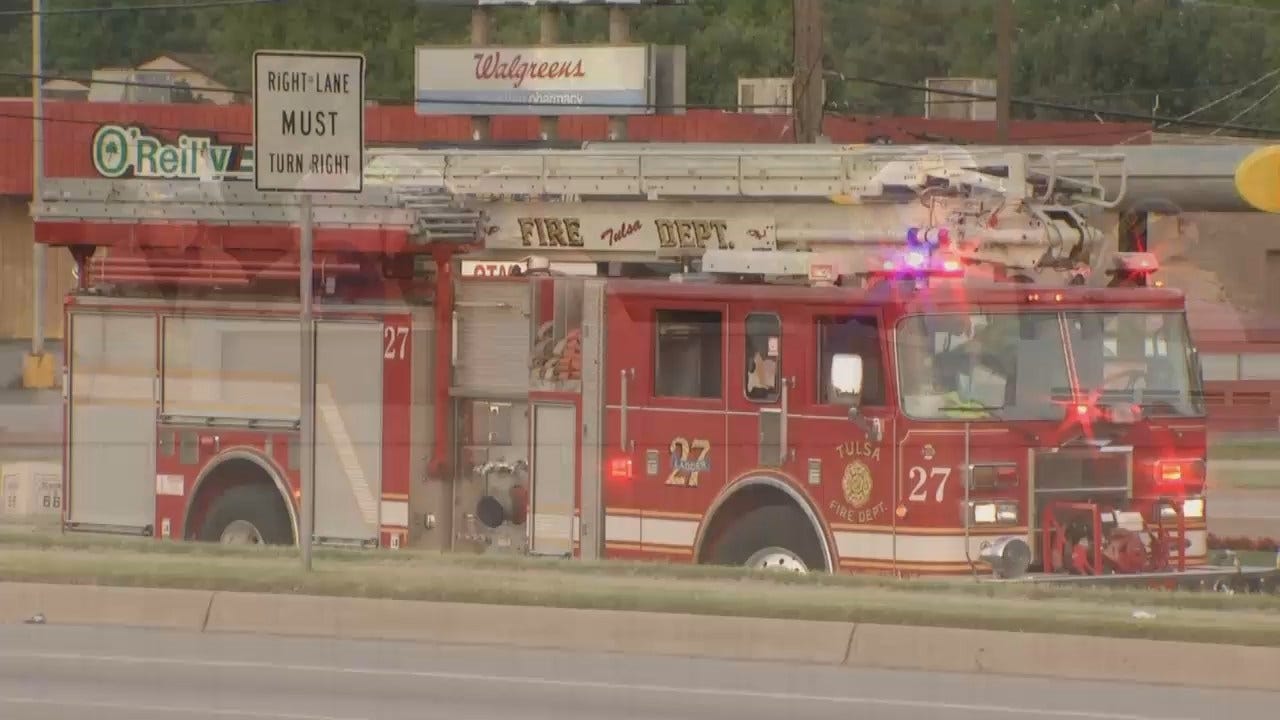 WEB EXTRA: Video From Scene Of Fire At Tulsa Sonic