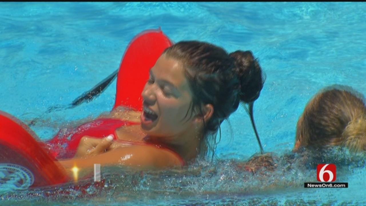 Tulsa Lifeguards Compete In 'Lifeguard Olympics'