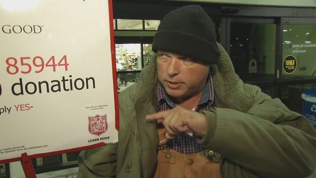 WEB EXTRA: Salvation Army Kettle Stolen From Bell Ringer