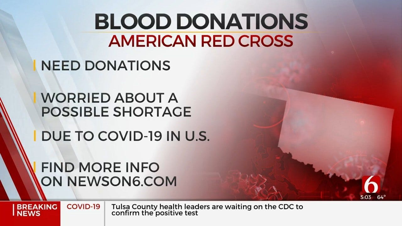 American Red Cross: Donations Needed To Prevent Shortage Amid Coronavirus Outbreak