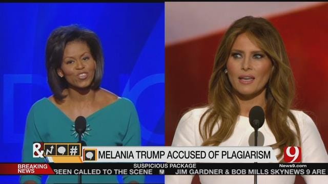 Trends, Topics & Tags: Melania Trump Plagiarizes Michelle Obama