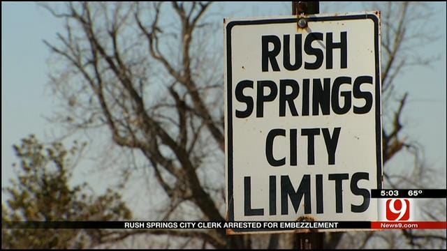 Rush Springs City Clerk Charged With Embezzlement