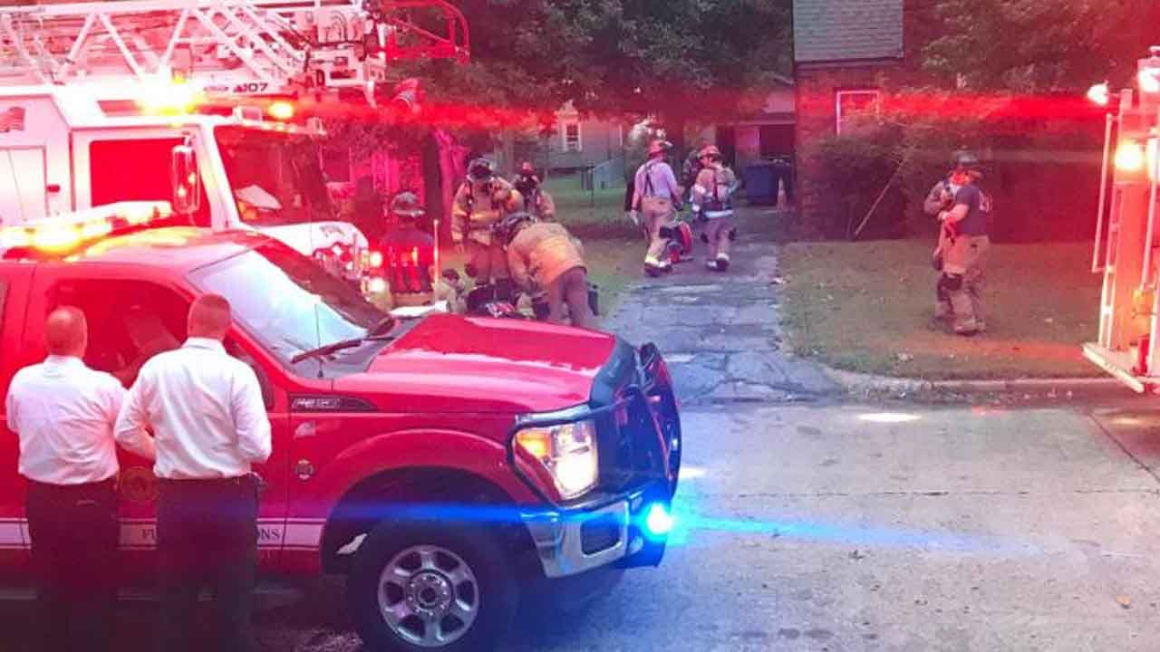 Firefighters Investigate Tulsa House Fire, Possible Gas leak