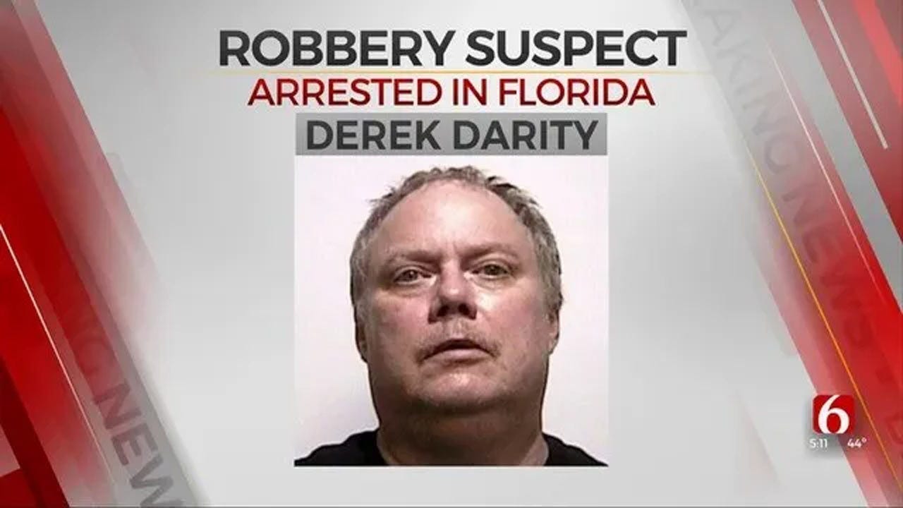 Florida Extradites Tulsa Bank Robbery Suspect