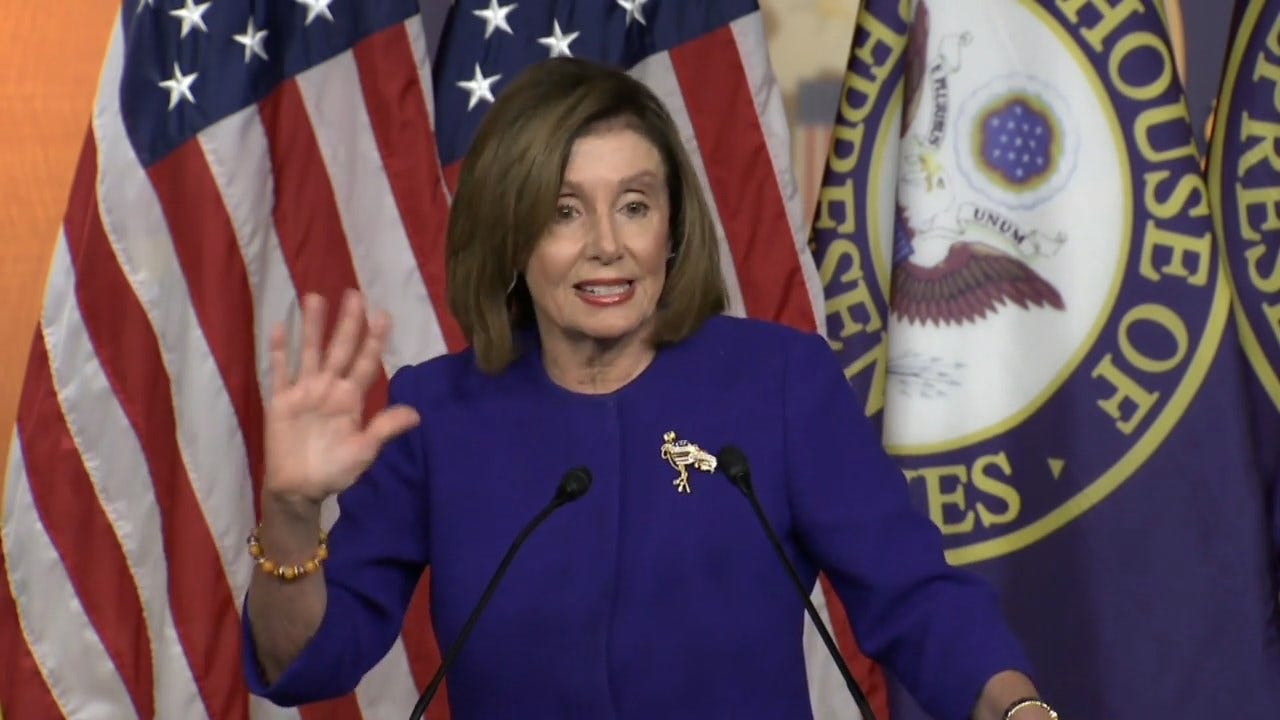 Pelosi On The Articles Of Impeachment: I Will 'Send Them Over When I'm Ready'