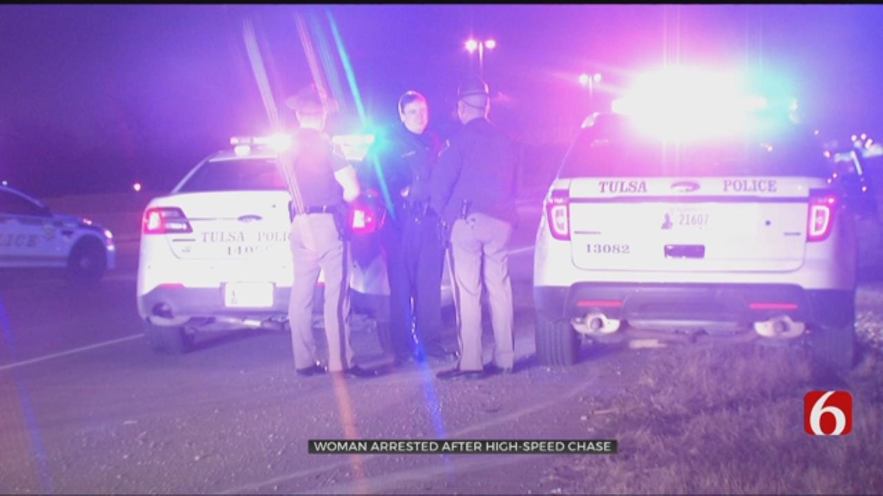 High Speed Chase Ends Near 169 And I-244