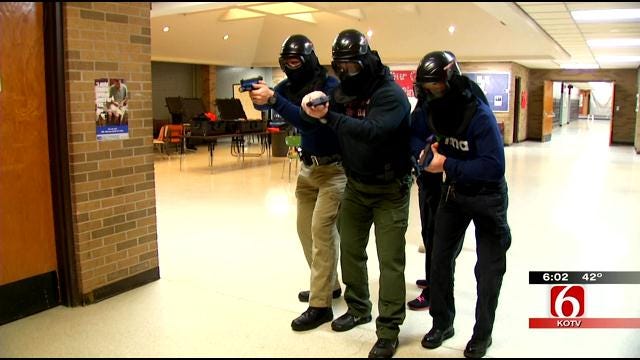Wagoner Law Enforcement Agencies Train To Handle Active Shooter Situations