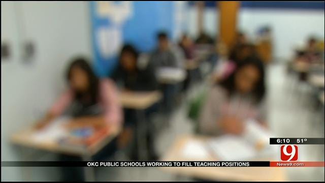 OKC Public Schools Working to Fill Teaching Positions