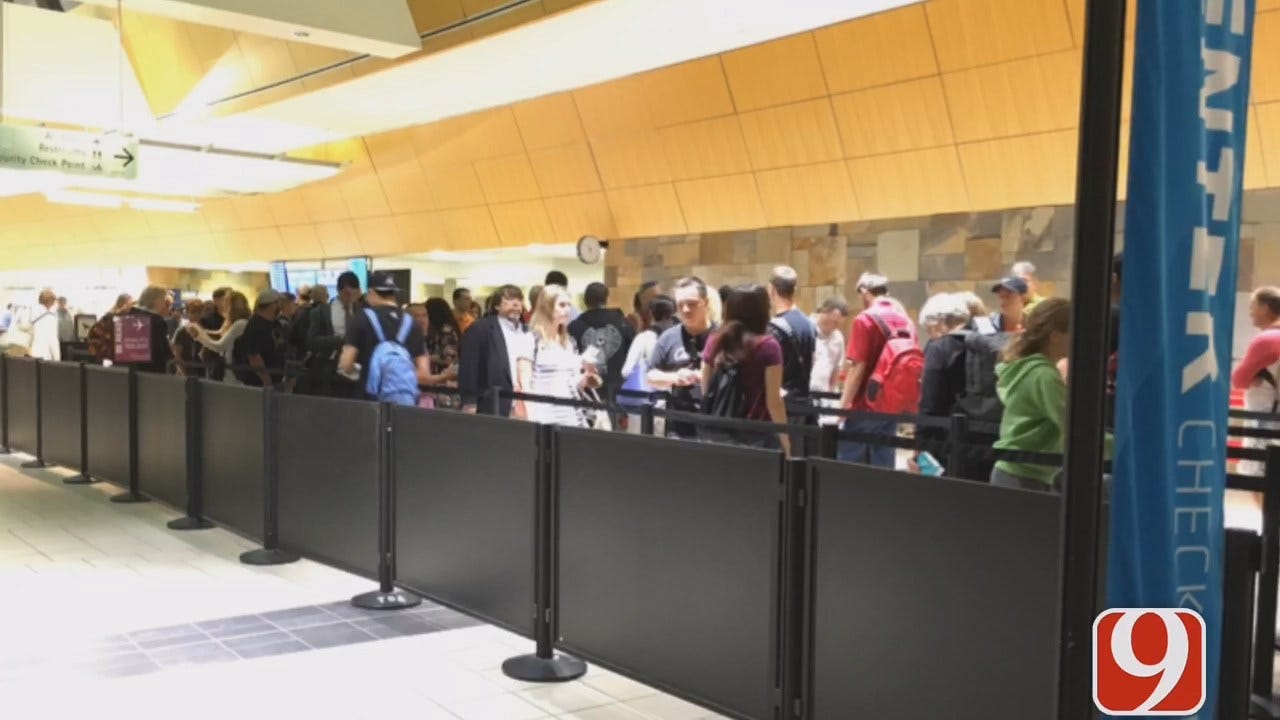 WEB EXTRA: Rachel Calderon Updates On Airport Security Check Wait Time