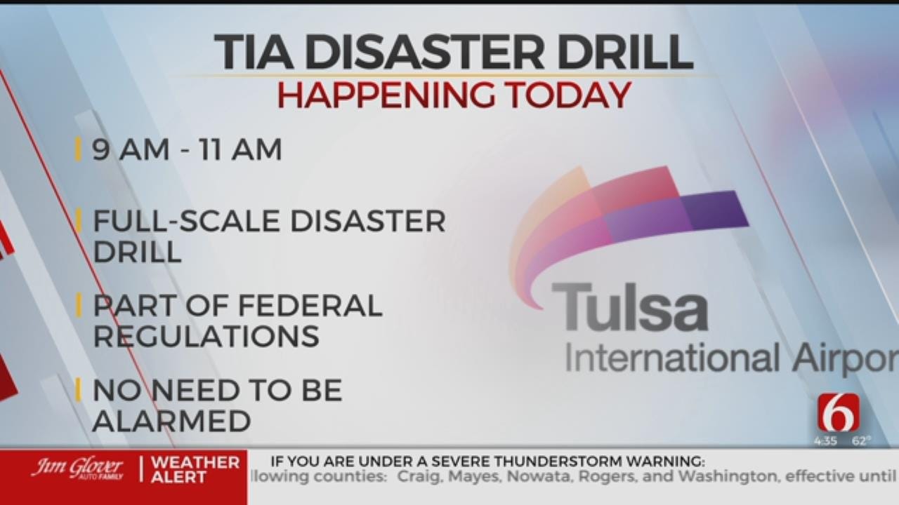 Tulsa International Airport To Hold Disaster Drill