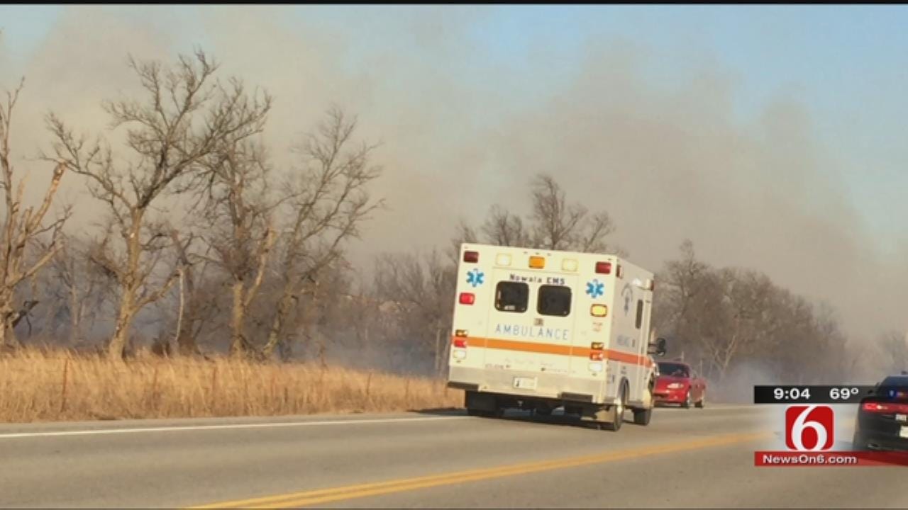Firefighter Hit By Vehicle While Fighting Nowata County Fire