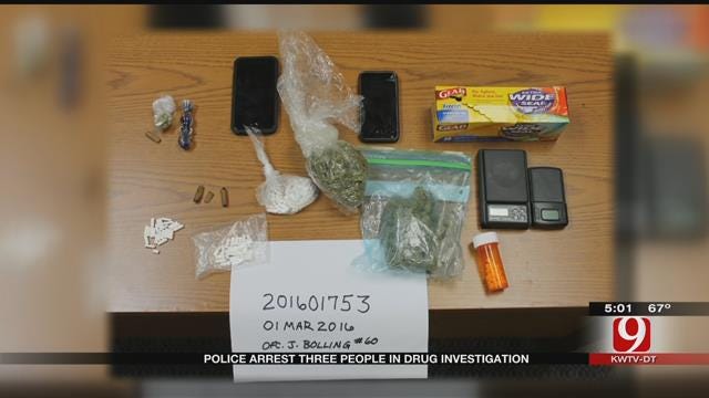 Purcell Police Arrest Three On Drug Charges Near Middle School