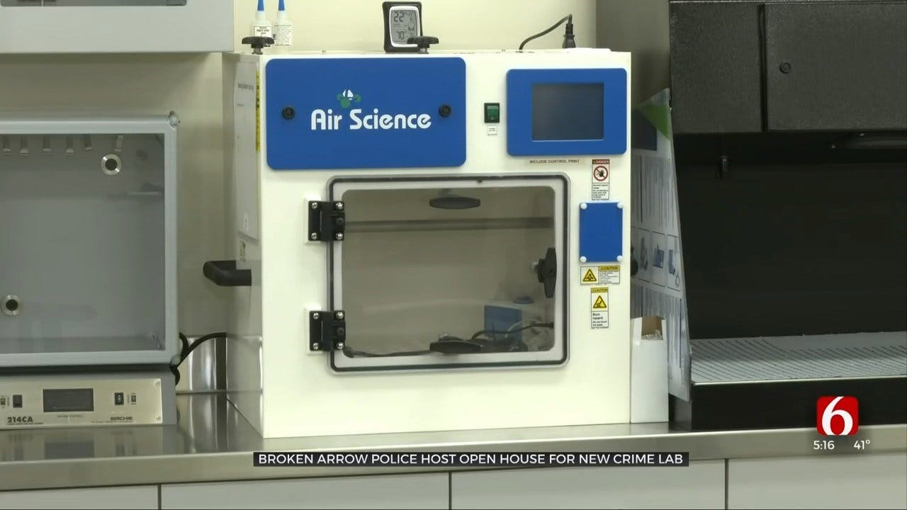 Broken Arrow Police Unveil New Forensic Crime Lab
