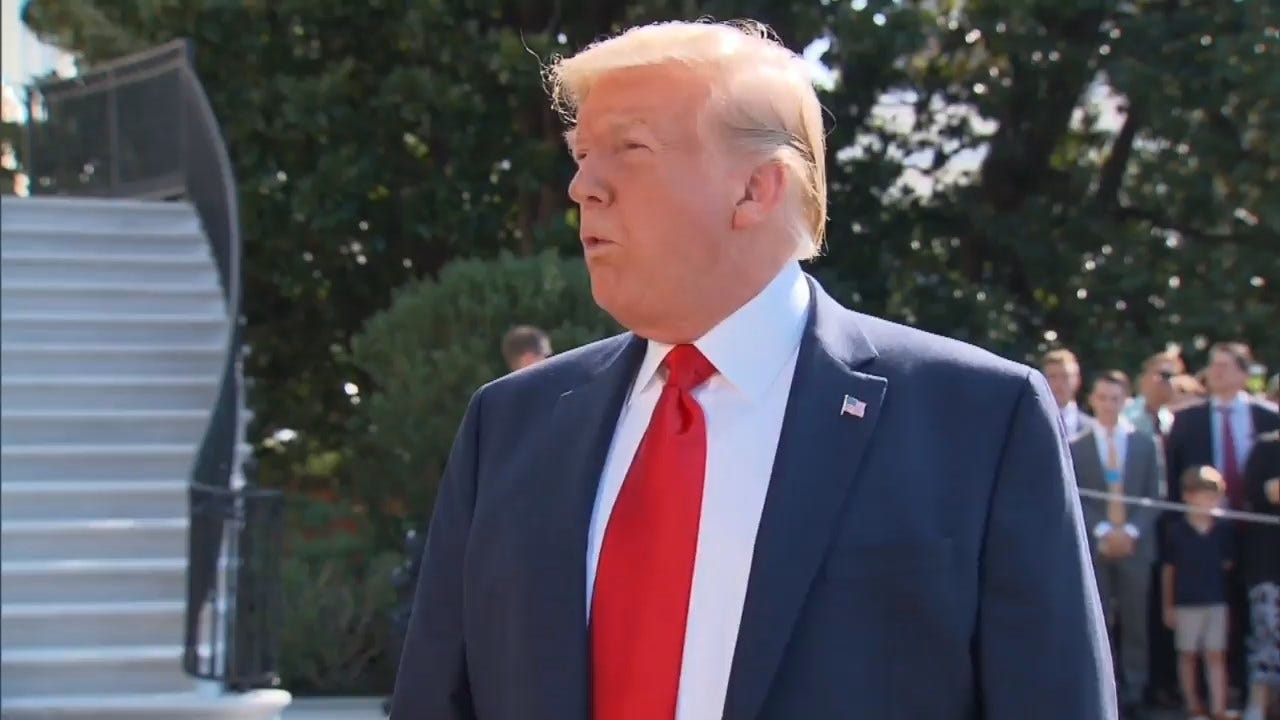 President Trump Says Mitch McConnell Is 'Totally On Board' With Background Checks