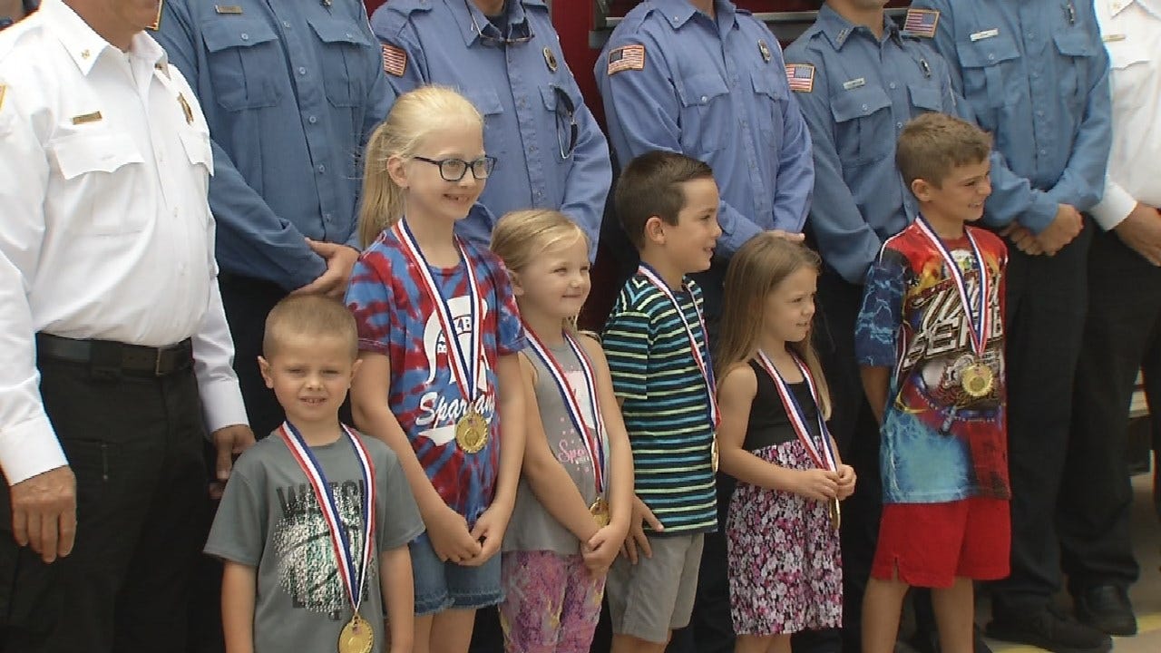 Bixby Fire Department Presents Junior Firefighter Awards