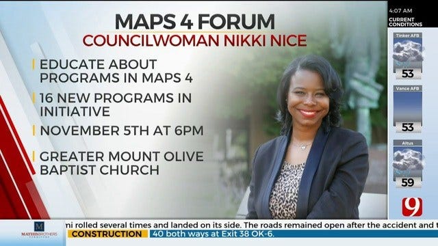 OKC Councilwoman To Hold November Forum About MAPS 4