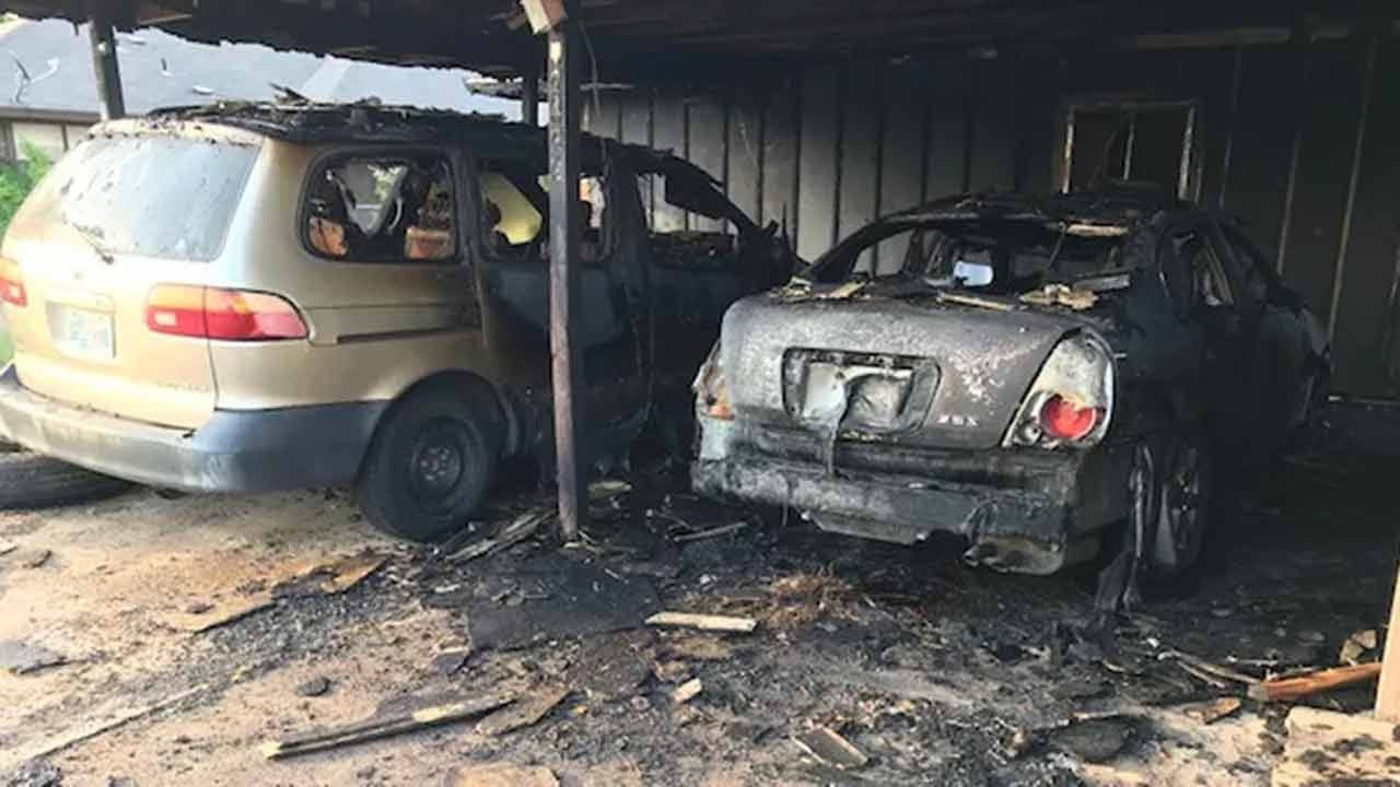 7 Lose Home, Cars In Tulsa Duplex Fire