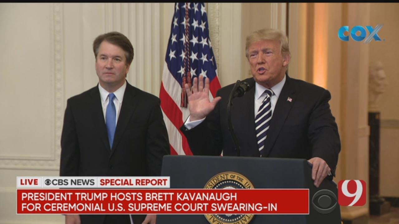 President Trump Hosts Brett Kavanaugh Swearing-In Ceremony