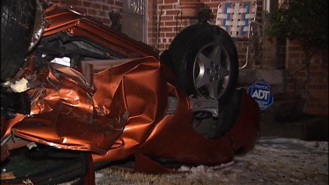 Possible Drunk Driver Crashes Into Four Tulsa Cars