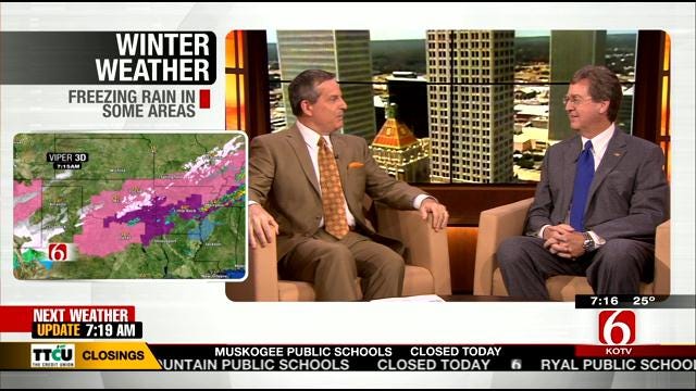 Tulsa Mayor Dewey Bartlett Says City Prepared For Winter Storm