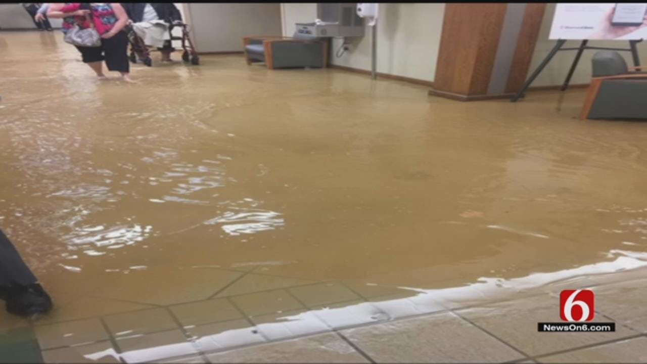 Large Water Leak Forces Evacuation Of Tulsa Warren Clinic Building