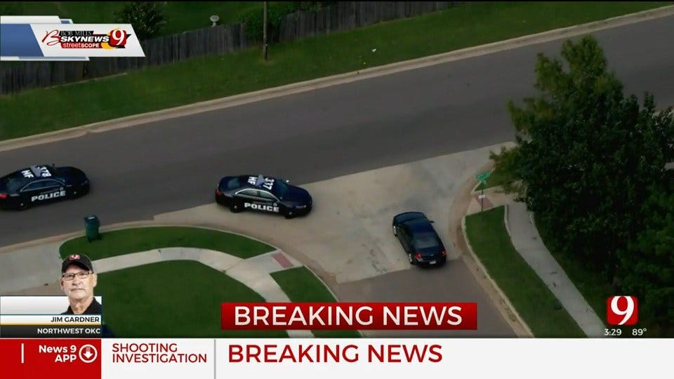 WATCH: Police Pursuit Of Alleged Shooting Suspect In NW OKC