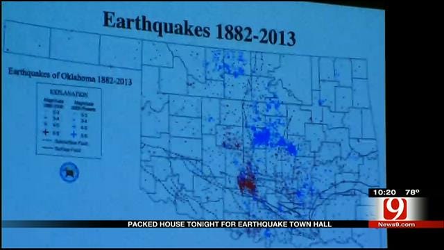 Oil, Gas Industry Hosts Earthquake Town Hall In Edmond