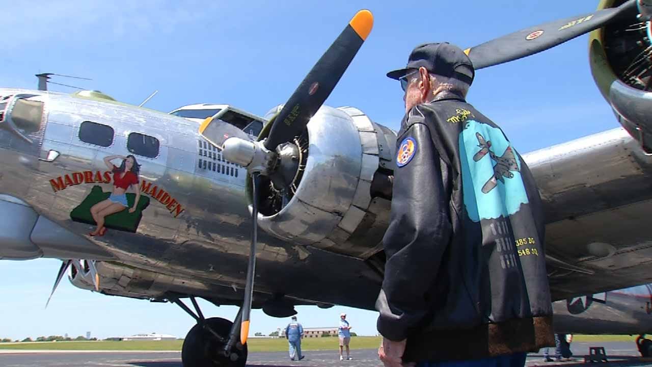 Oklahoma WWII Veteran Returns To The Sky In B-17 Bomber