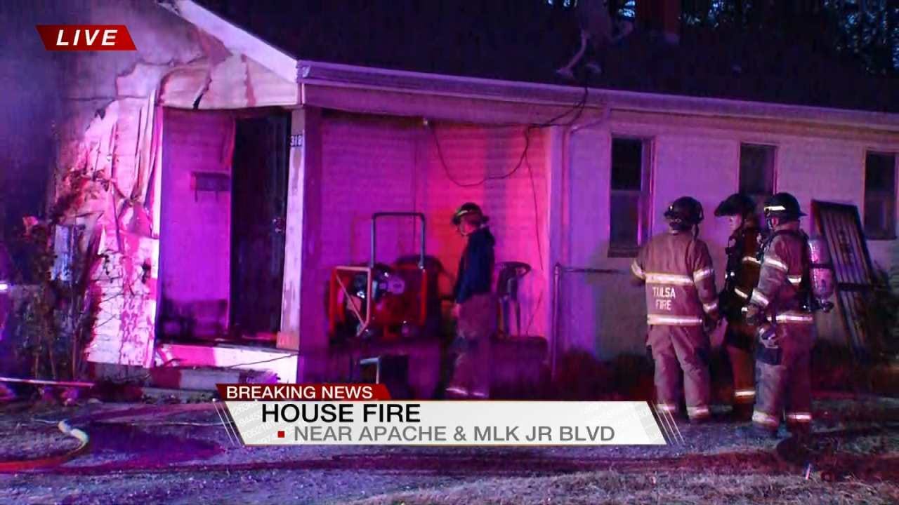 Man Pulled From Tulsa House Fire