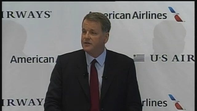WEB EXTRA: US Airways CEO Doug Parker's Statement At Thursday's News Conference
