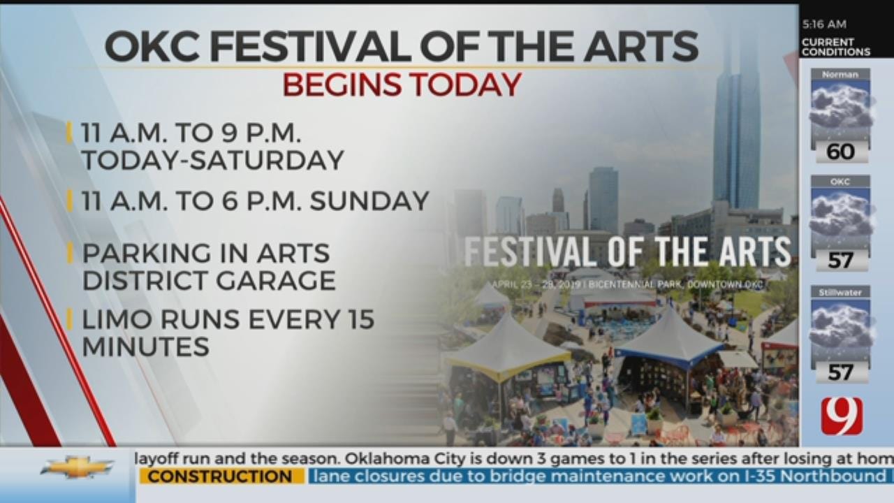 OKC Festival Of The Art To Begin Tuesday