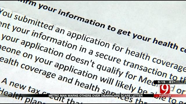 Norman Man Warns Others Over Obamacare Scare Letter