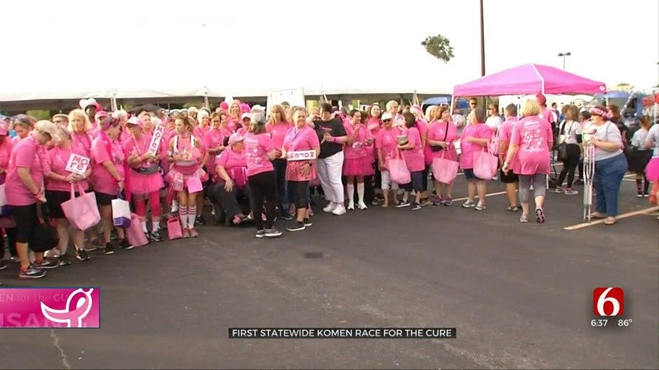 1st Statewide Komen Race For The Cure Held In Tulsa