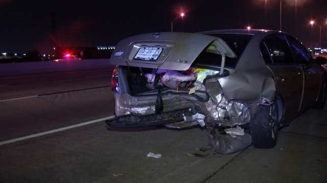 WEB EXTRA: Fleeing Tulsa Suspect Leads To Multi-Vehicle Crash