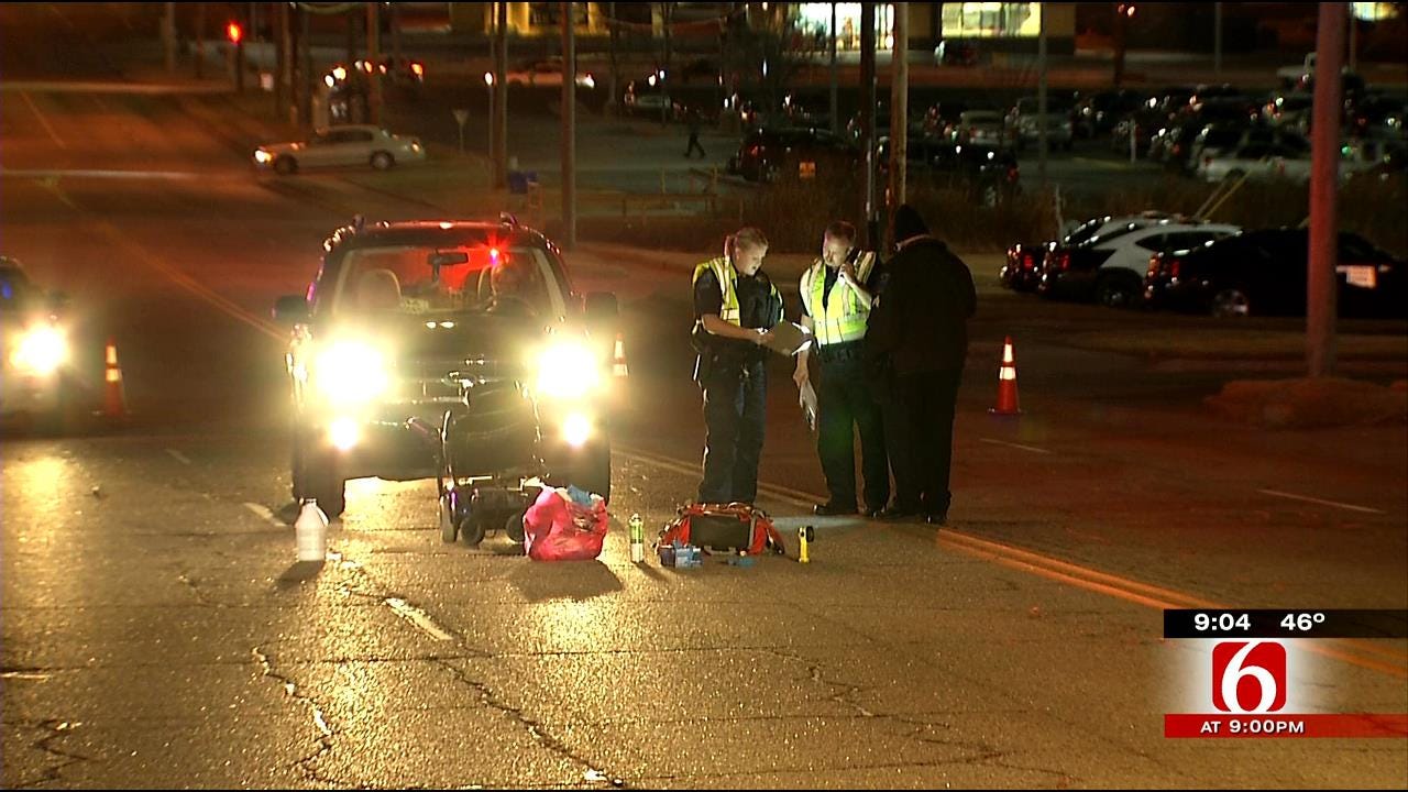 Pedestrian In Wheelchair Rushed To Tulsa Hospital After Being Hit By SUV