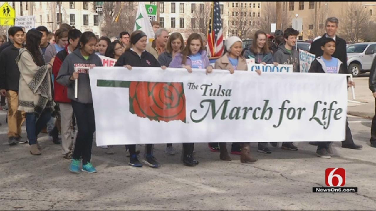 Hundreds March In Tulsa In Solidarity With National 'March For Life'