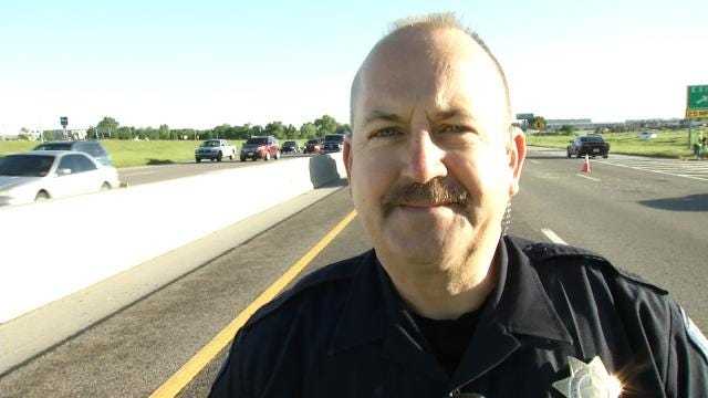 WEB EXTRA: Tulsa Police On Highway 169 Crash