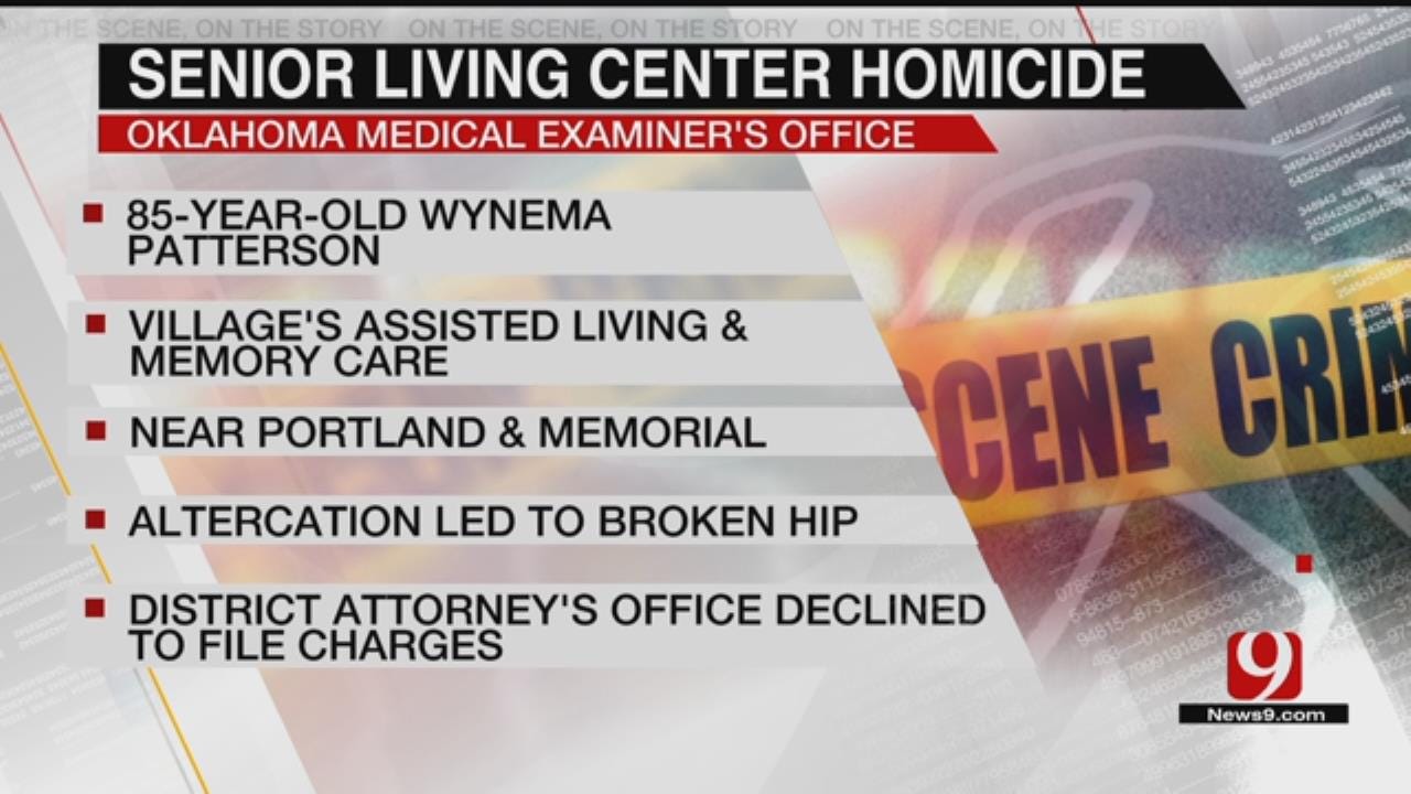 Medical Examiner Rules Death At NW OKC Senior Living Center A Homicide