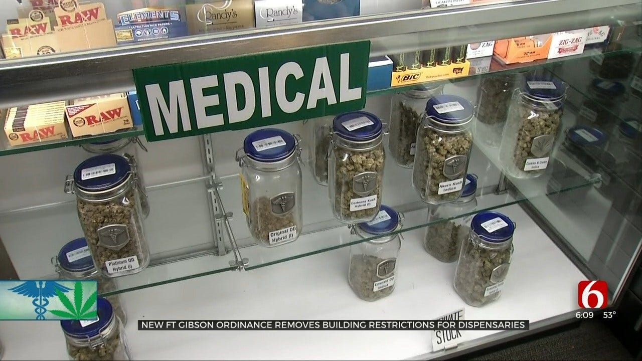 Fort Gibson Changes Ordinance For Medical Marijuana Dispensary Locations